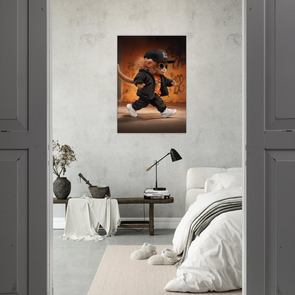 Urban Chic Monkey Canvas Art - ROMAG Store