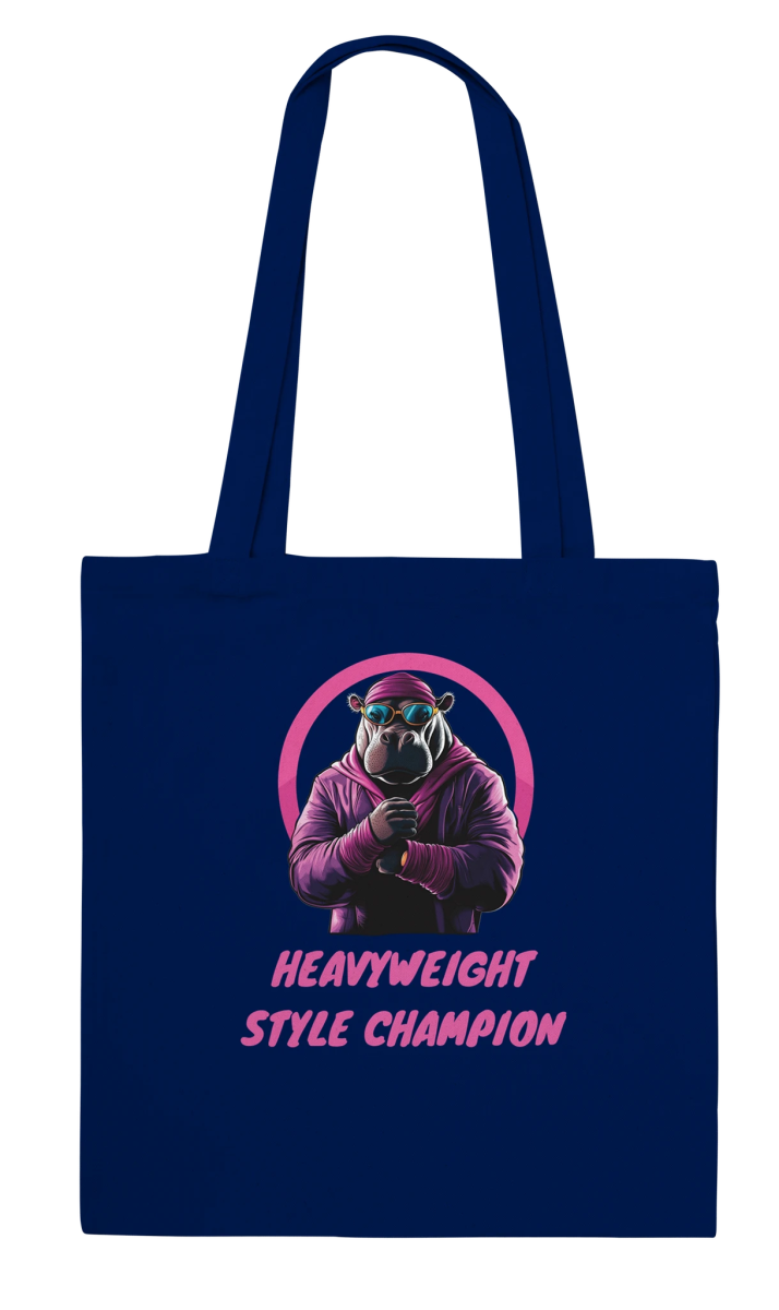 Heavyweight Style Champion Hippo Tote Bag - ROMAG Store
