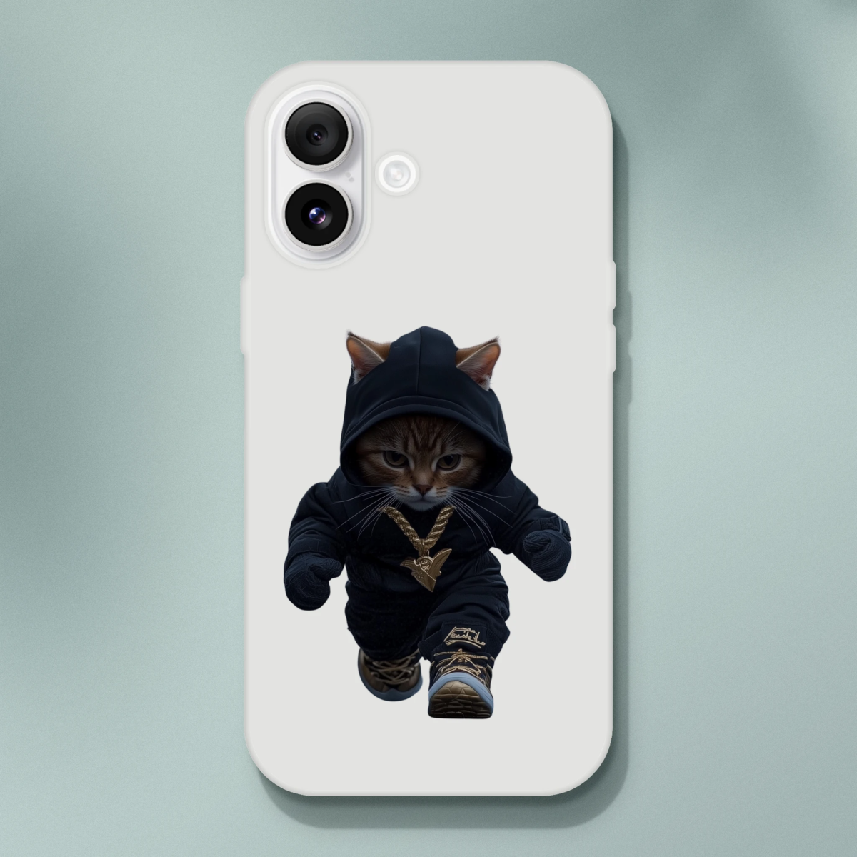 Gangsta Cat iPhone Flexi Case - ROMAG Store