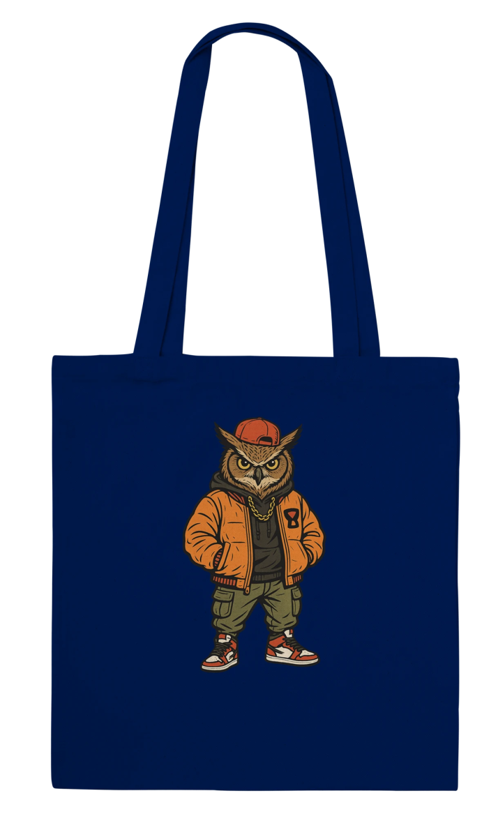 Cool Owl Streetwear Tote Bag - ROMAG Store