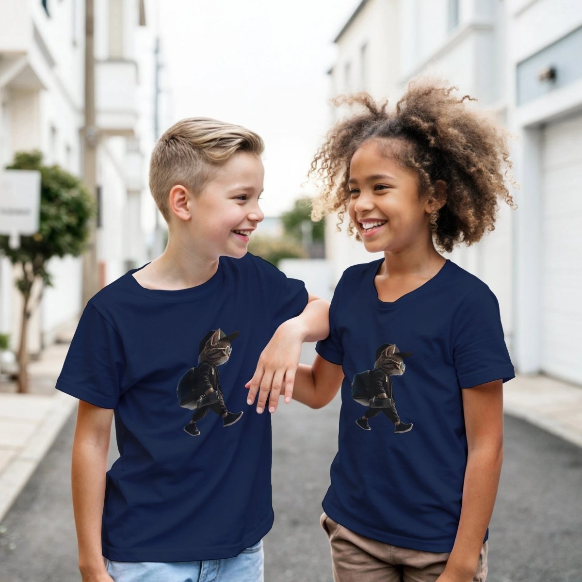 Cool Cat Street Style Kids T-shirt - ROMAG Store