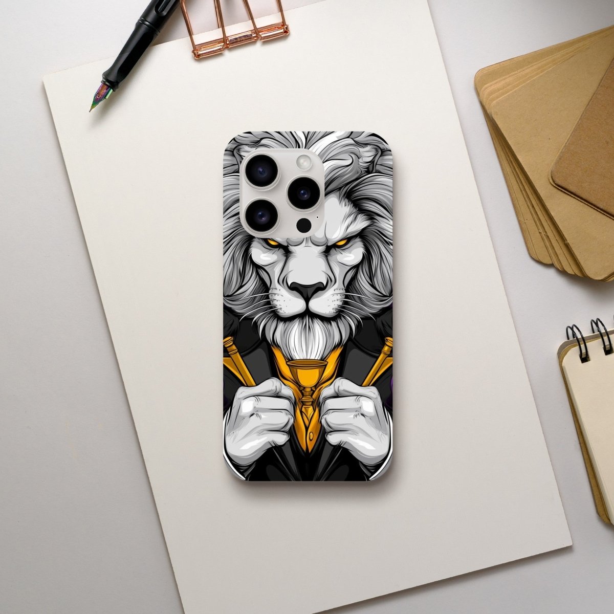 Regal Lion Dandy iPhone Tough Case - ROMAG Store