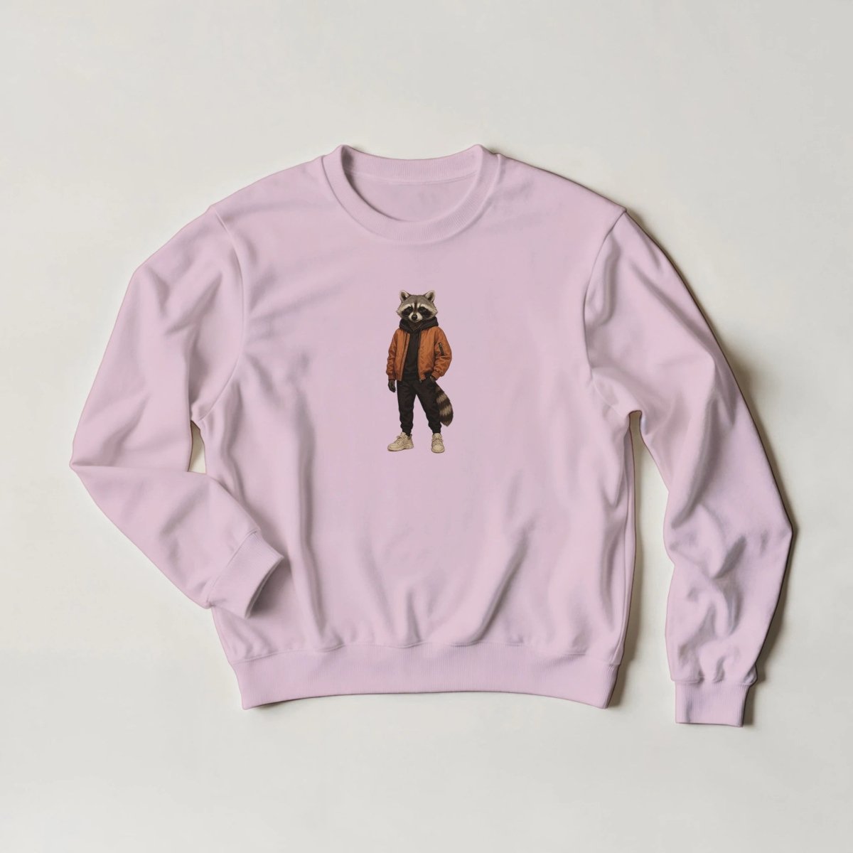 Raccoon Bomber Sweatshirt - ROMAG Store