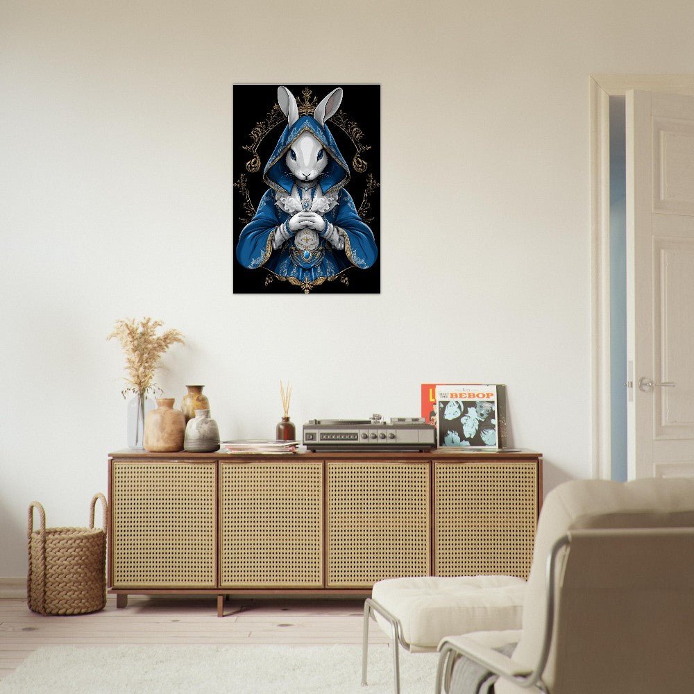 Royal Rabbit Canvas Art - ROMAG Store