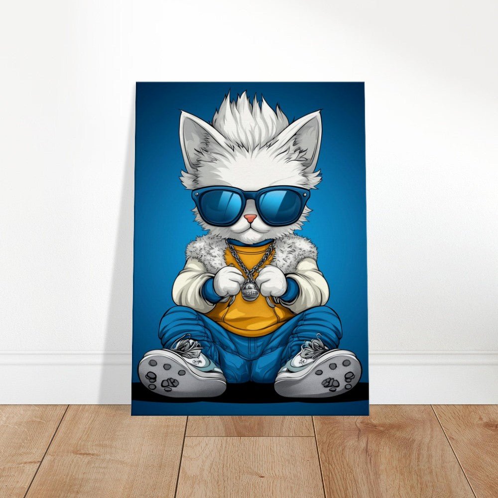 Cool Cat in Shades Canvas - ROMAG Store