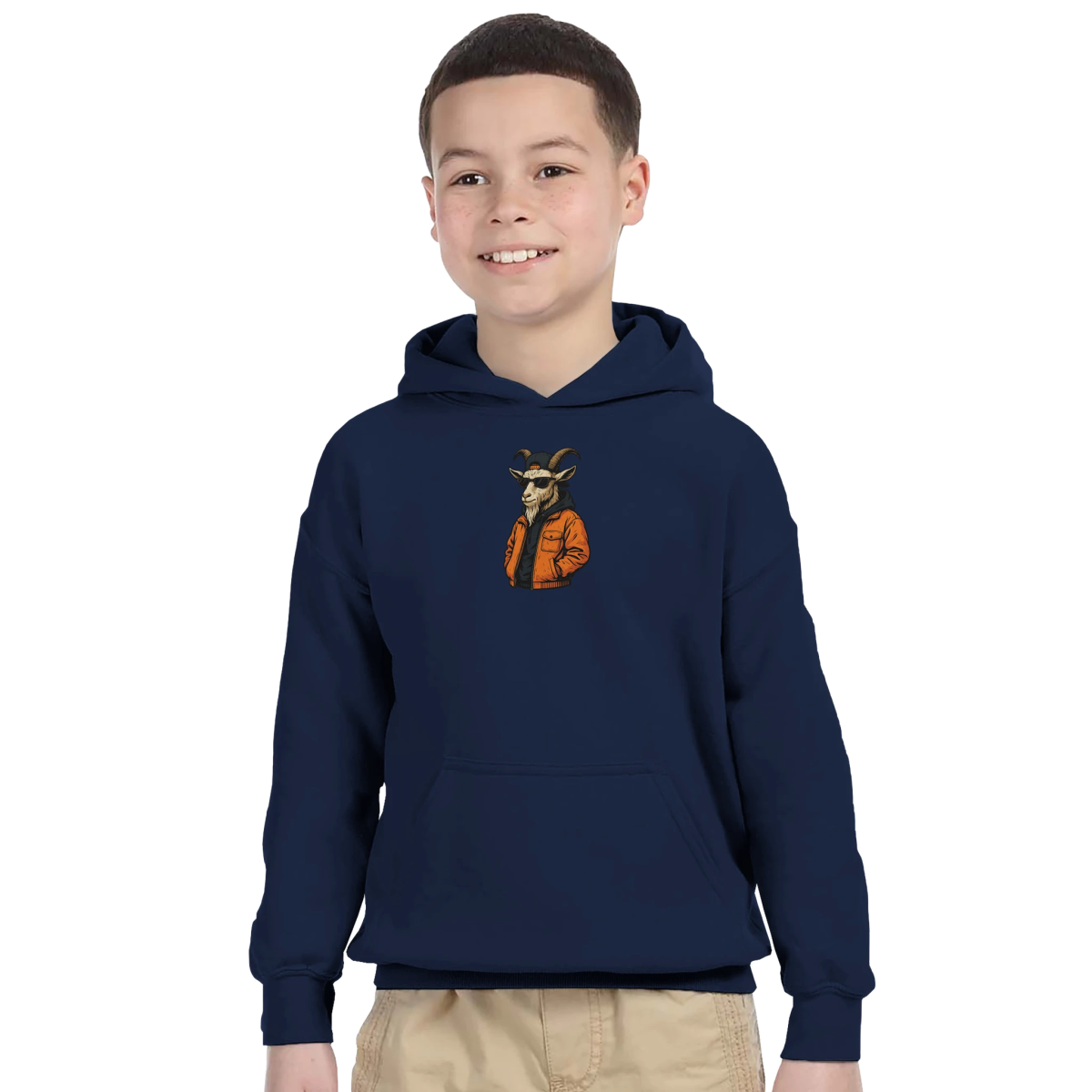 Street Style Goat Kids Hoodie - ROMAG Store