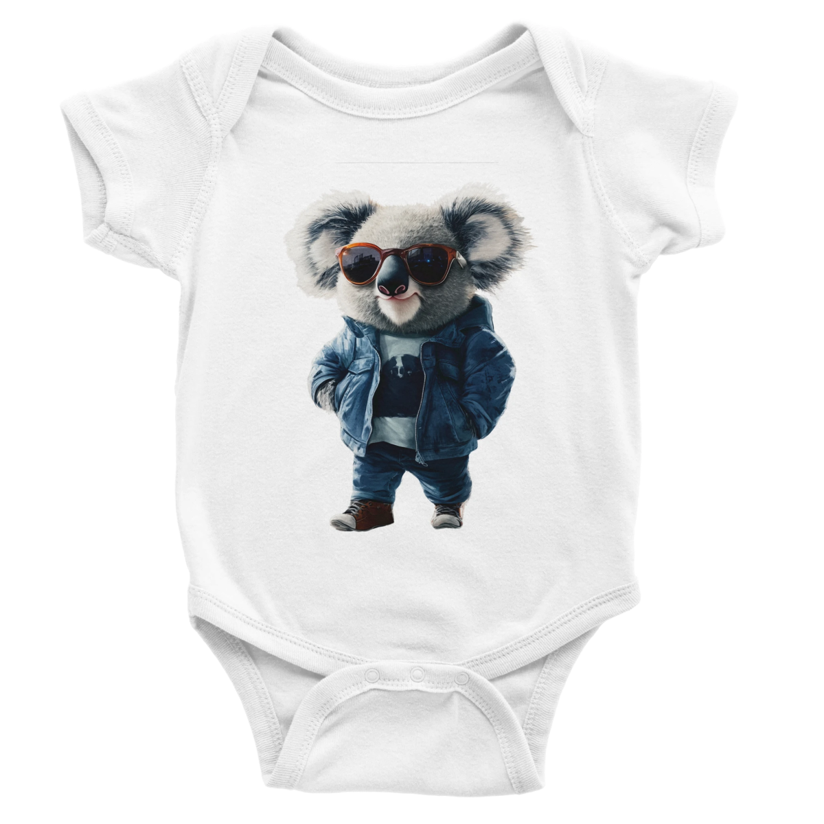 Cool Koala Street Style Baby Short Sleeve Bodysuit - ROMAG Store