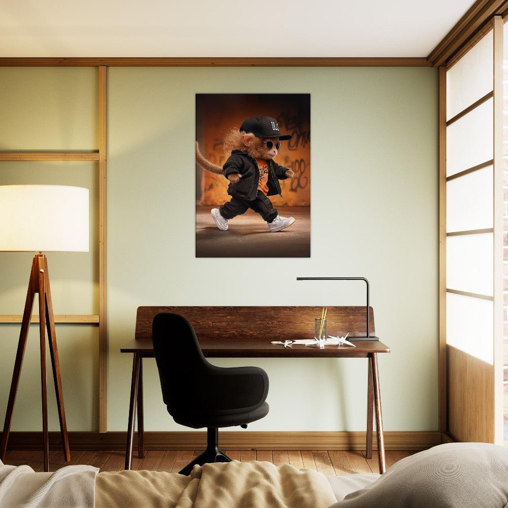Urban Chic Monkey Canvas Art - ROMAG Store