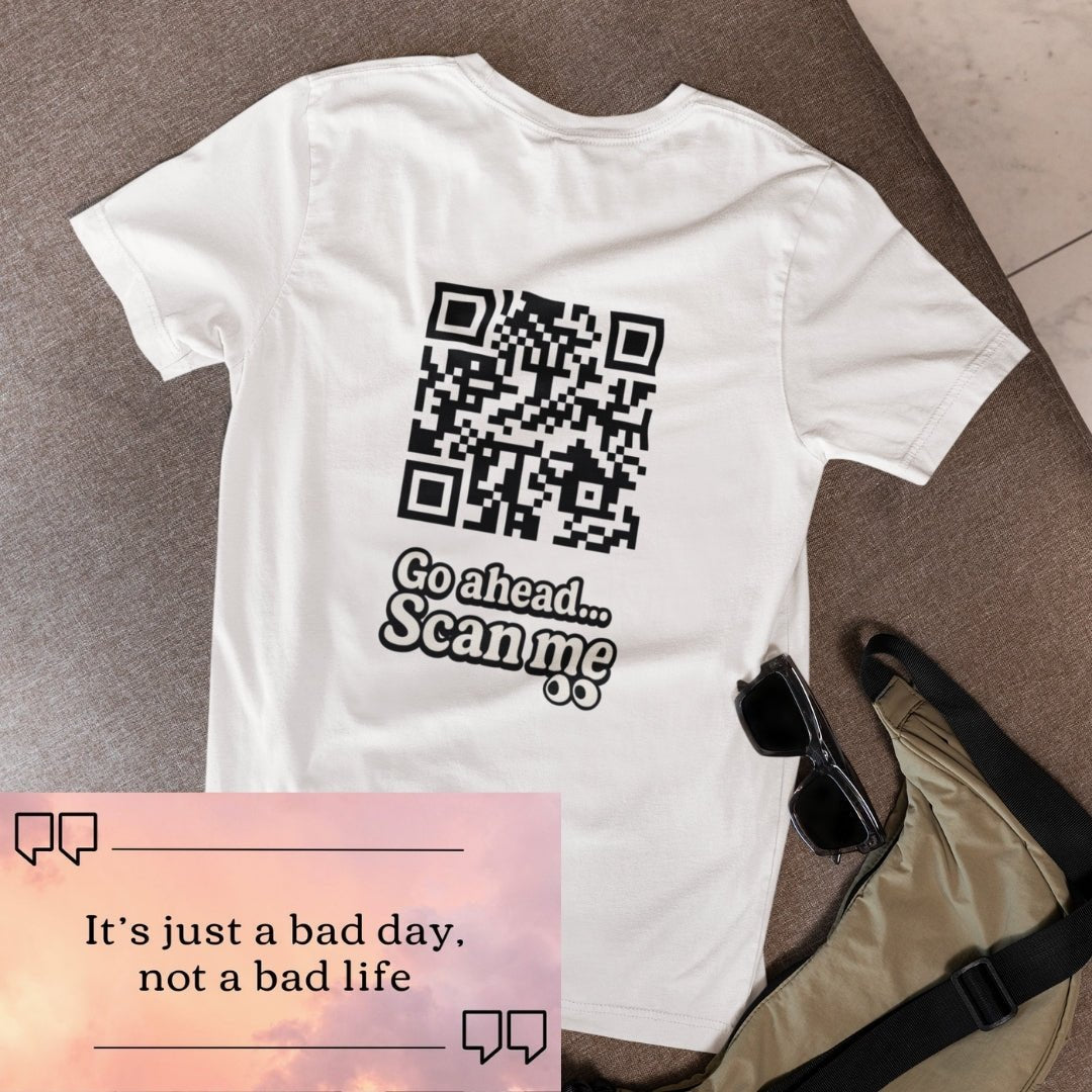 Bad Day QR T-shirt - ROMAG Store