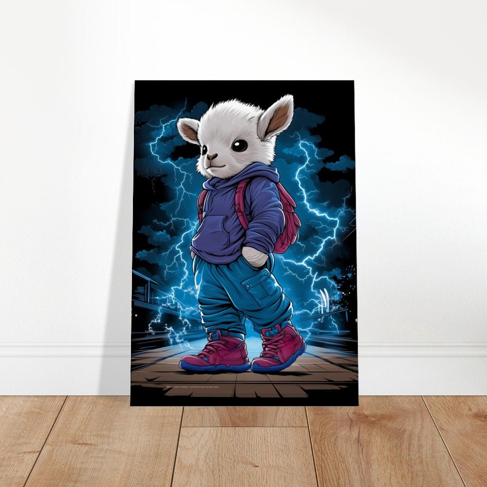 Urban Goat Chic Canvas Wall Art - ROMAG Store