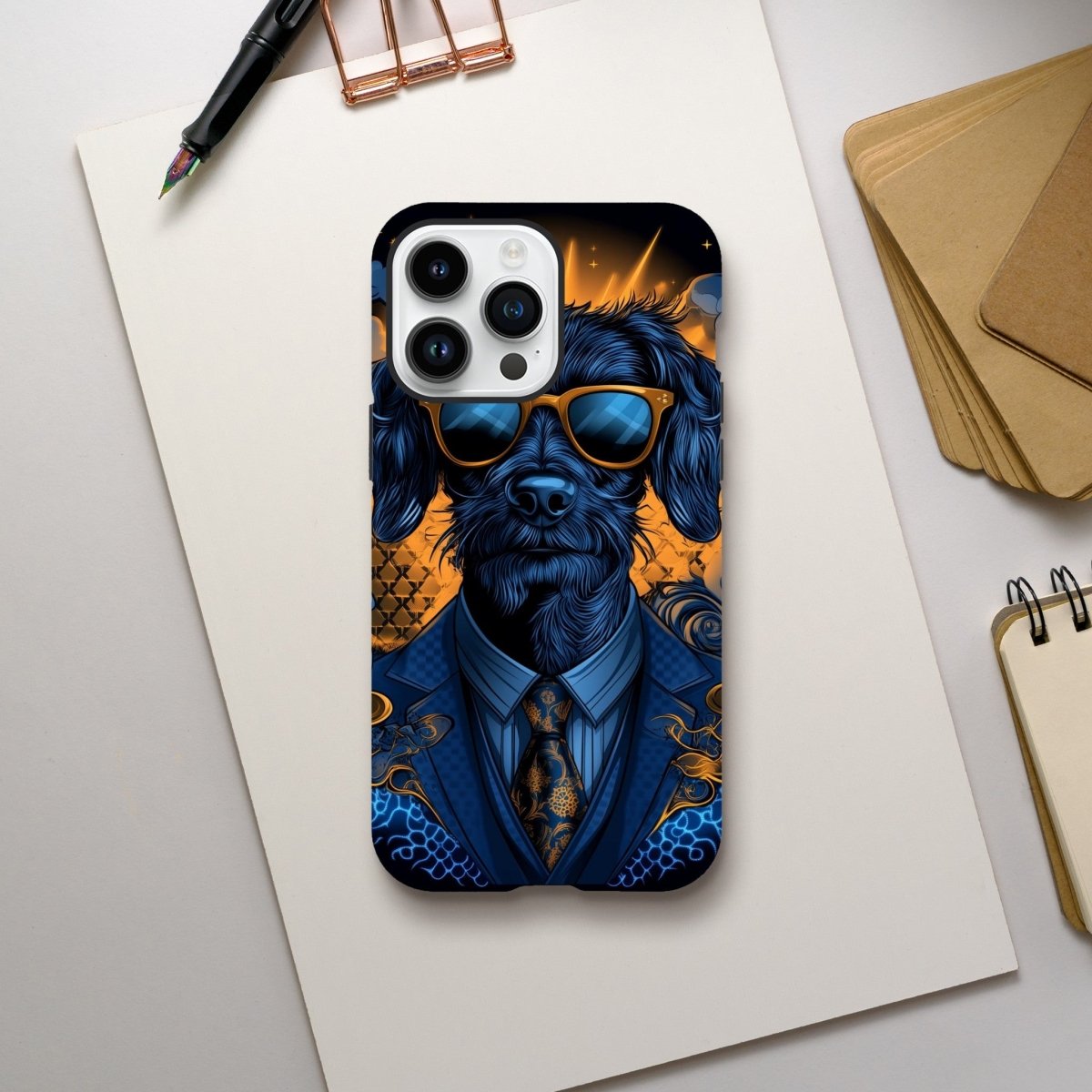 Dapper Dog Neo - Noir iPhone Tough Case - ROMAG Store
