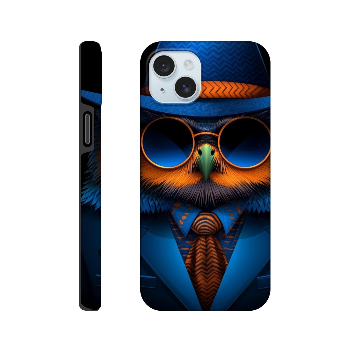 Sophisticated Owl in Fedora iPhone Tough Case - ROMAG Store