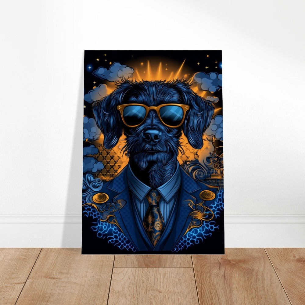 Dog Undercover Canvas Art - ROMAG Store