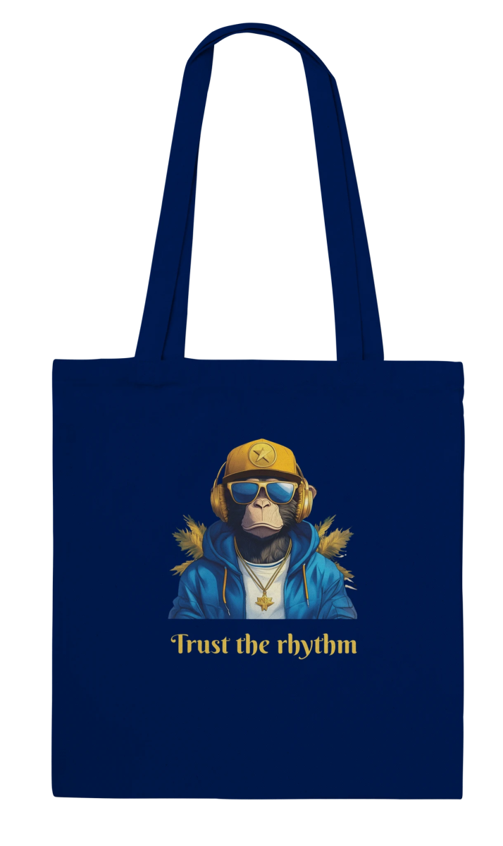 Cool Monkey 'Trust the Rhythm' Tote Bag - ROMAG Store