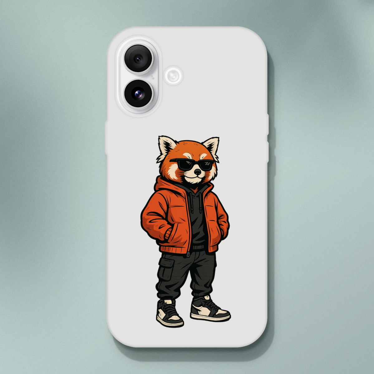 Red Panda Street Style iPhone Flexi Case - ROMAG Store