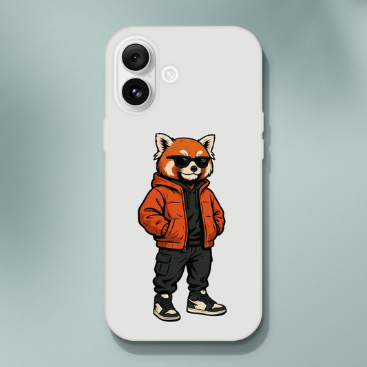 Red Panda Street Style iPhone Flexi Case - ROMAG Store