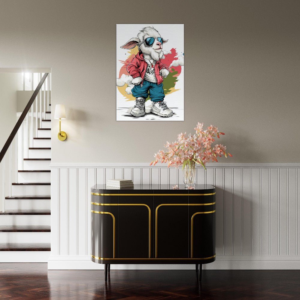 Urban Goat Swag Canvas Art - ROMAG Store