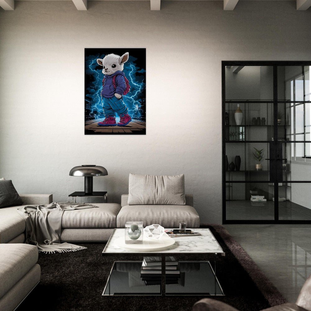 Urban Goat Chic Canvas Wall Art - ROMAG Store