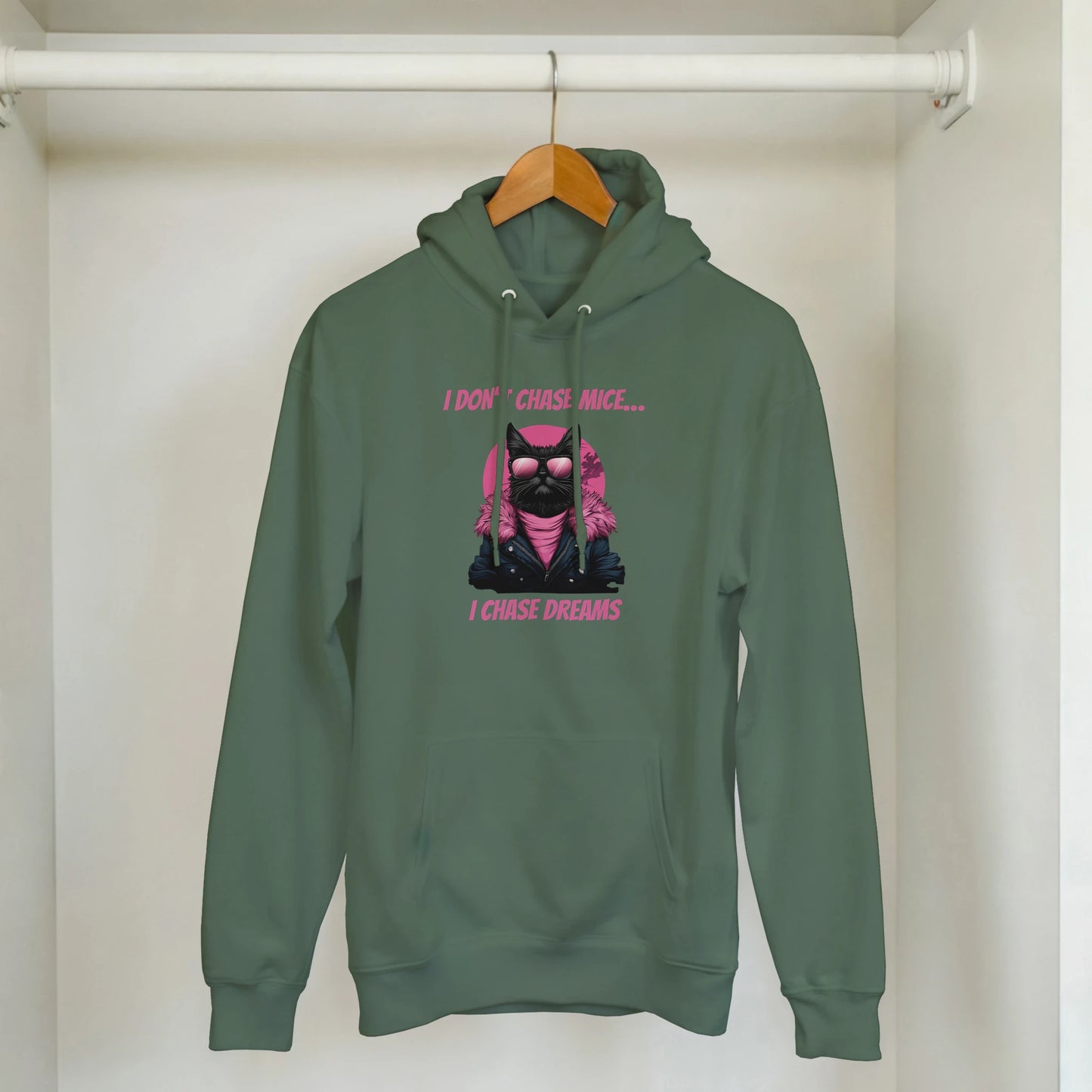 Retro - Cool Cat Dream Chaser Hoodie - ROMAG Store