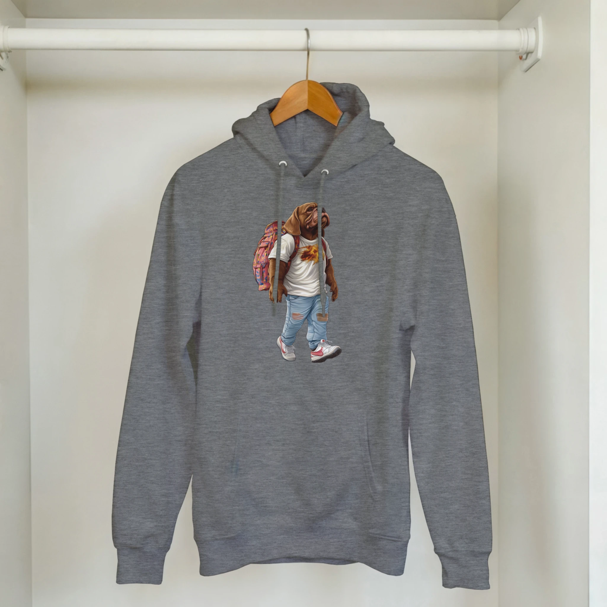Street - Smart Bulldog Hoodie - ROMAG Store