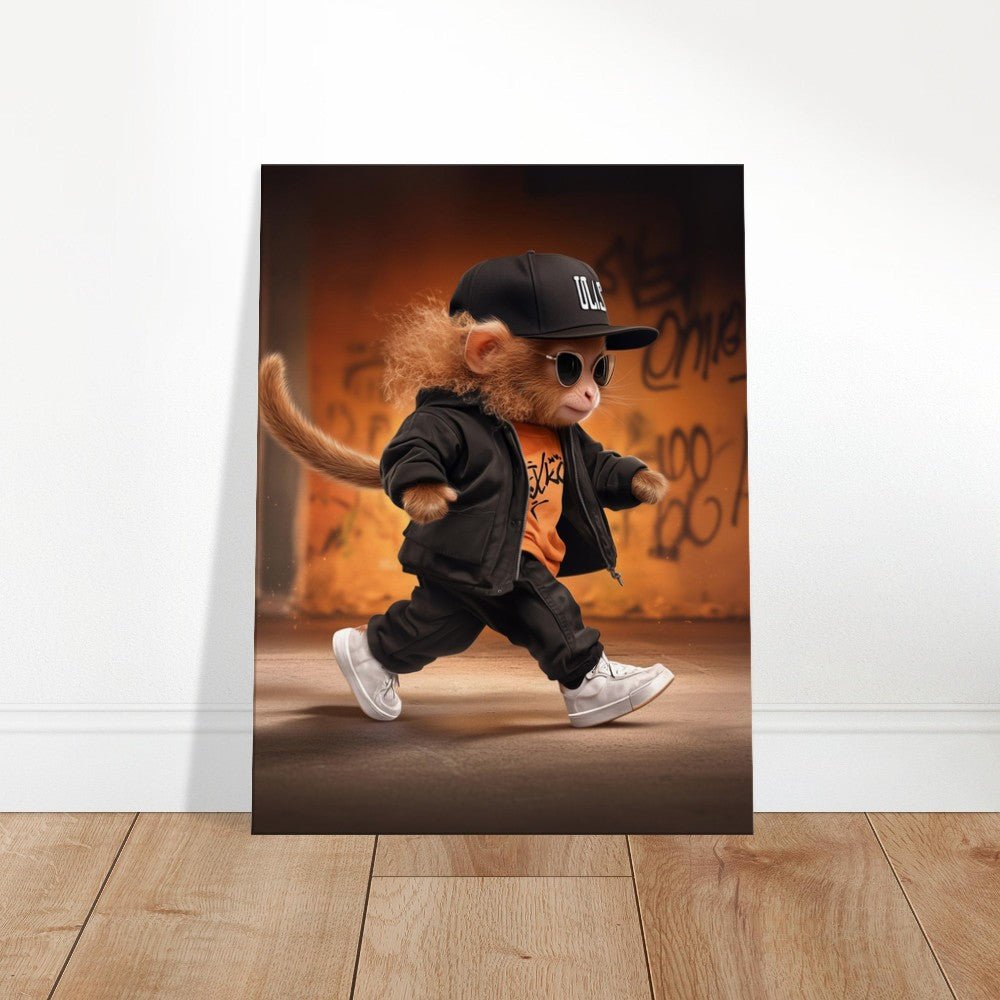 Urban Chic Monkey Canvas Art - ROMAG Store