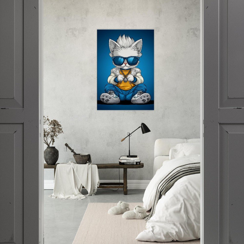 Cool Cat in Shades Canvas - ROMAG Store