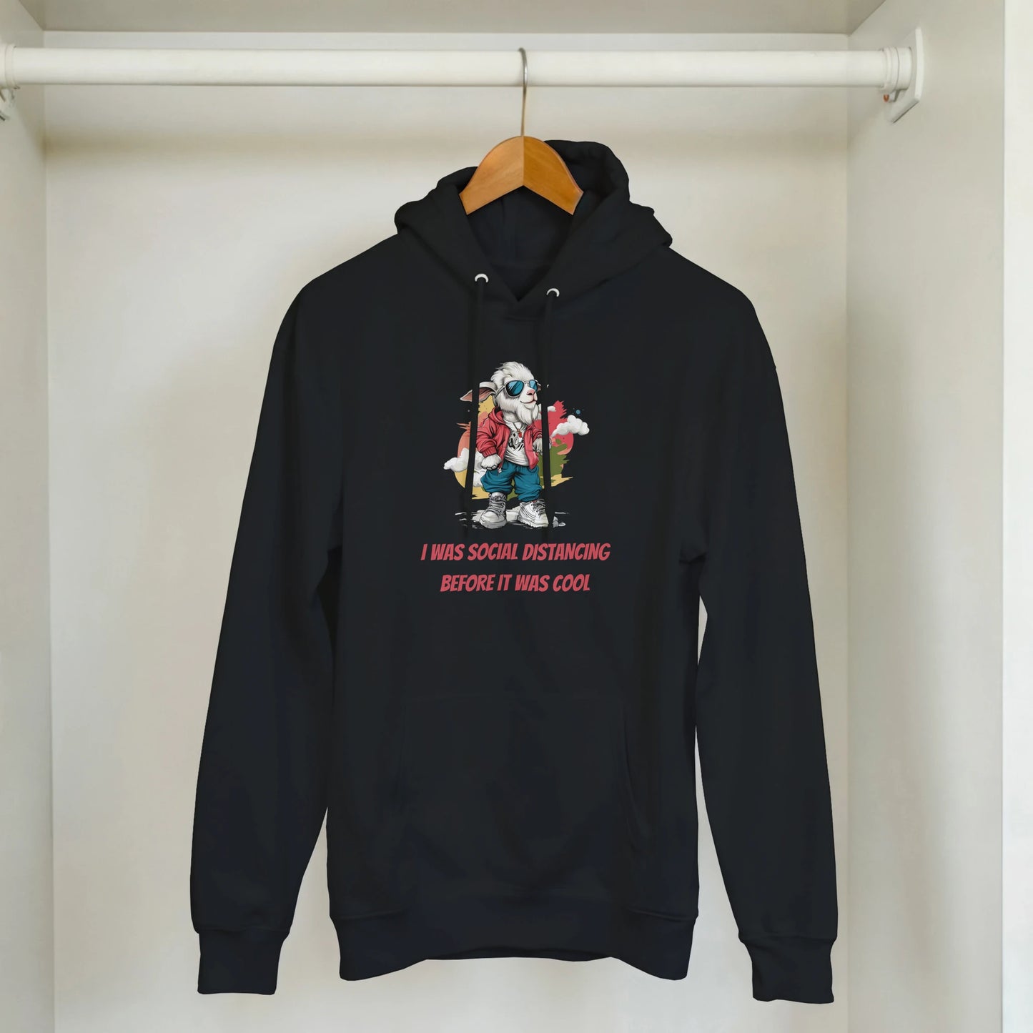 Social Distancing Goat Hoodie - ROMAG Store