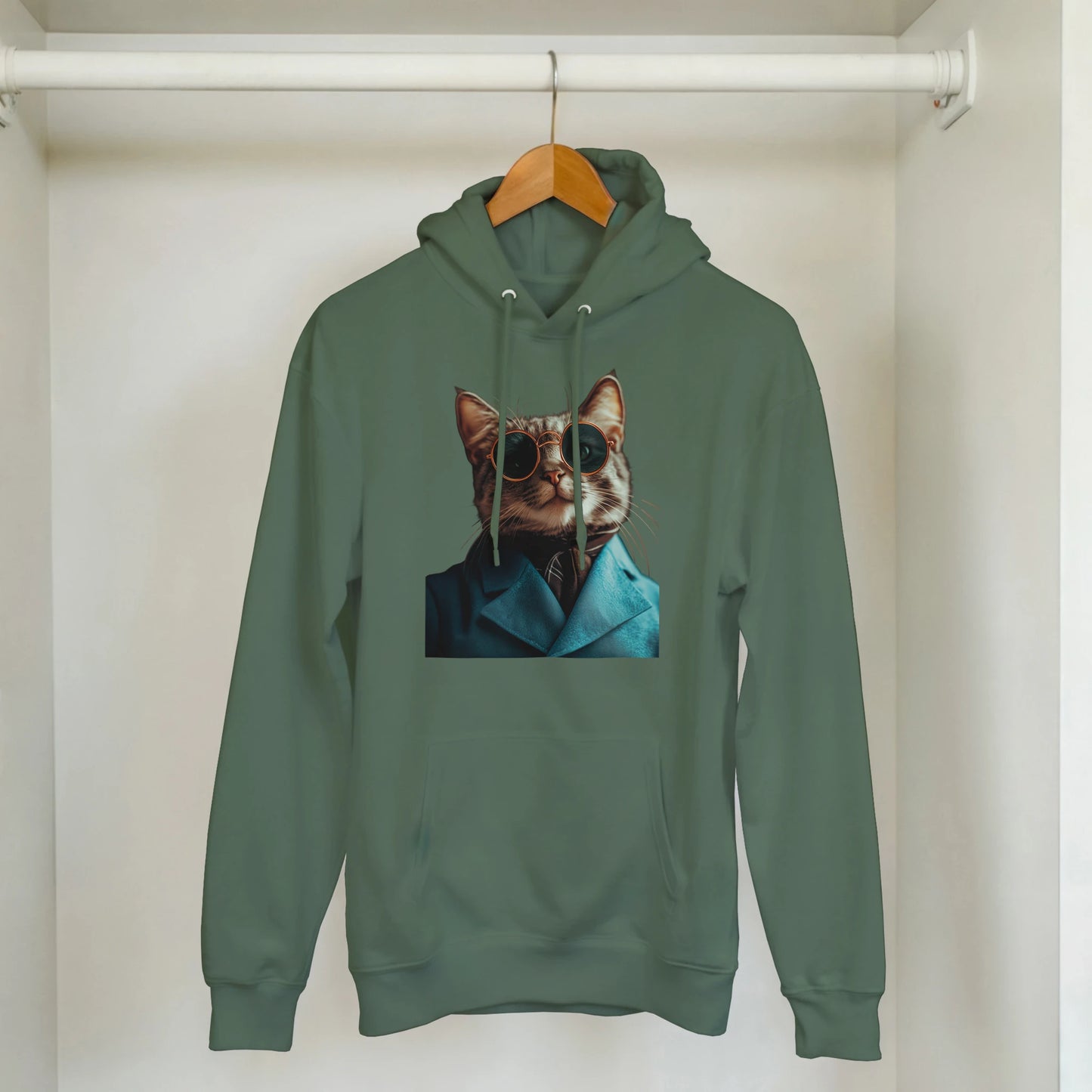 Dapper Cat Spectacles Hoodie - ROMAG Store