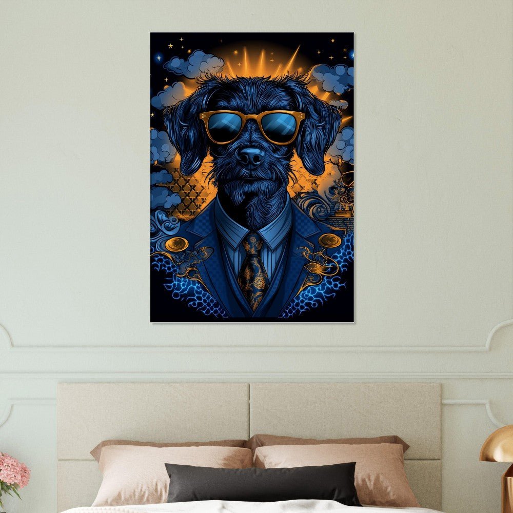 Dog Undercover Canvas Art - ROMAG Store