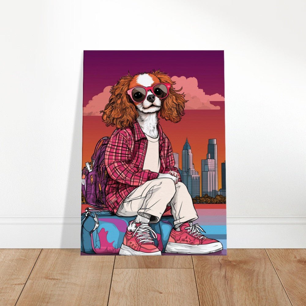 Chic Cavalier Traveler Canvas Art - ROMAG Store