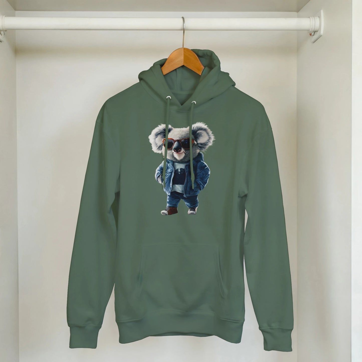 Koala Cool: Urban Streetwear Hoodie - ROMAG Store