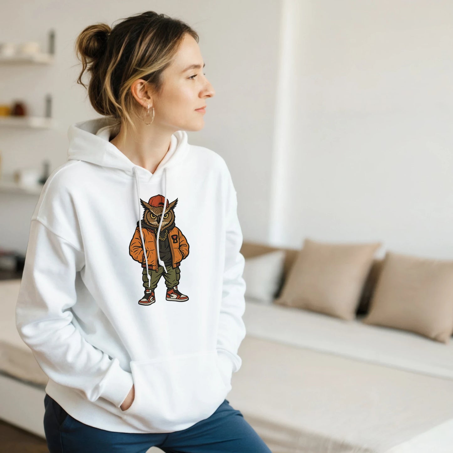 Cool Owl Swag Hoodie - ROMAG Store