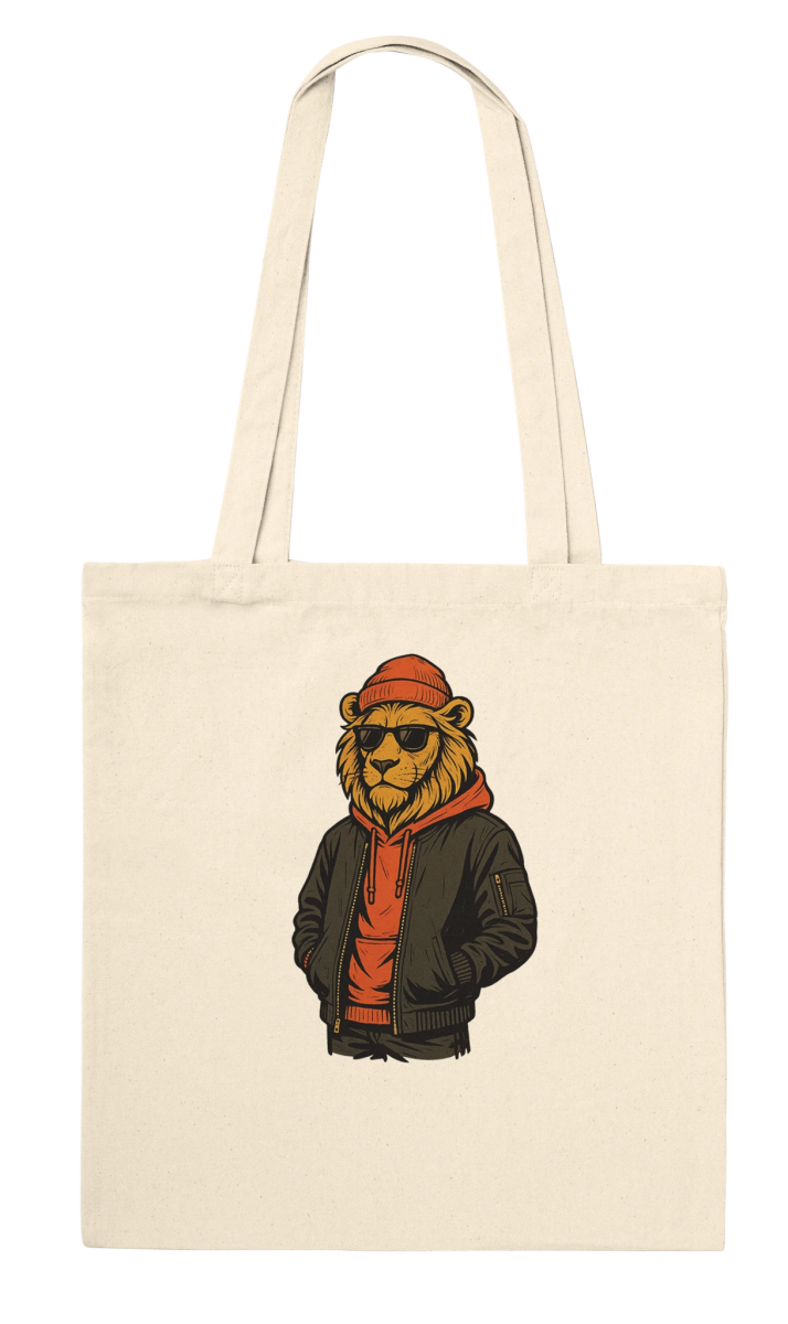 Cool Lion Urban Streetwear Tote Bag - ROMAG Store
