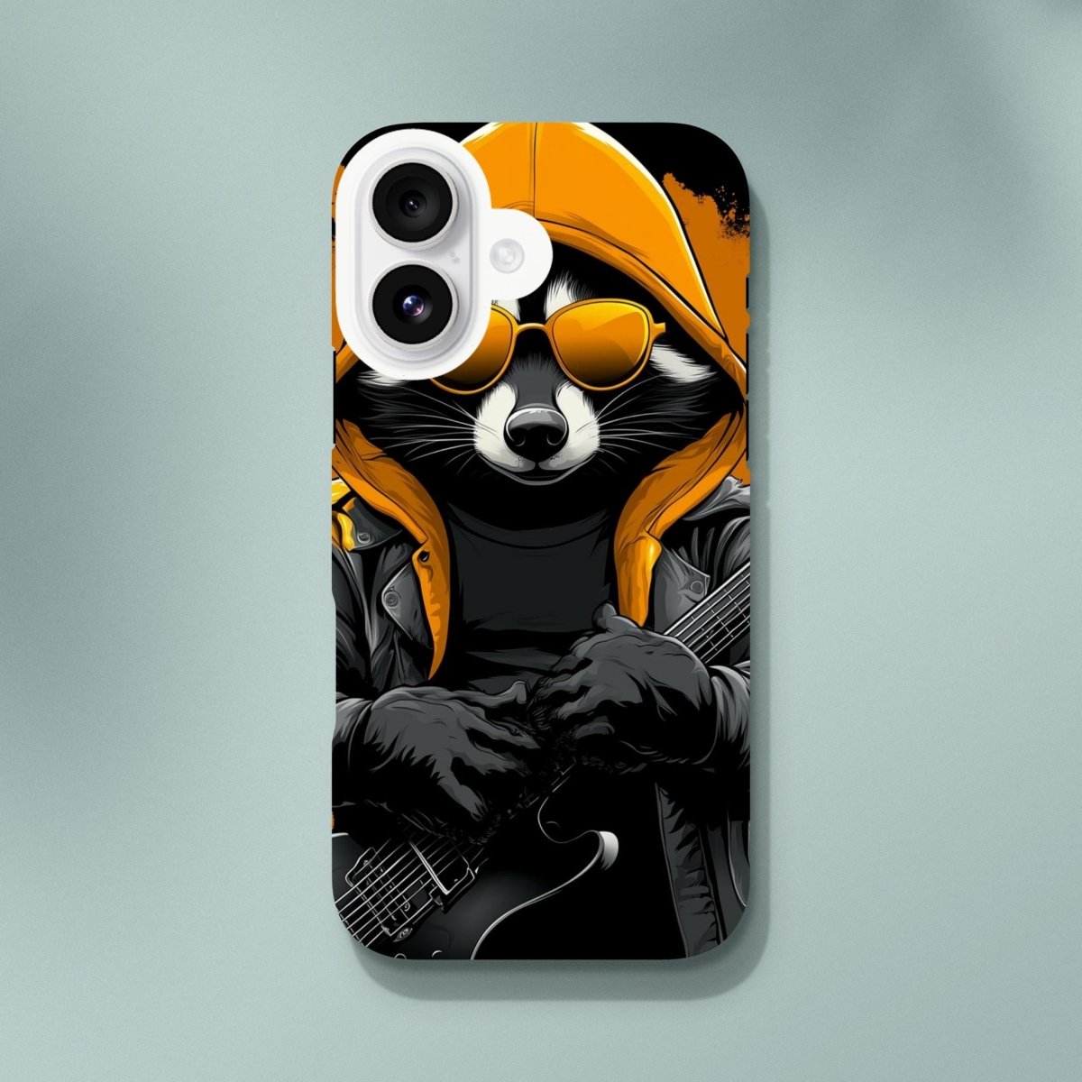 Rock 'n' Roll Raccoon iPhone Tough Case - ROMAG Store