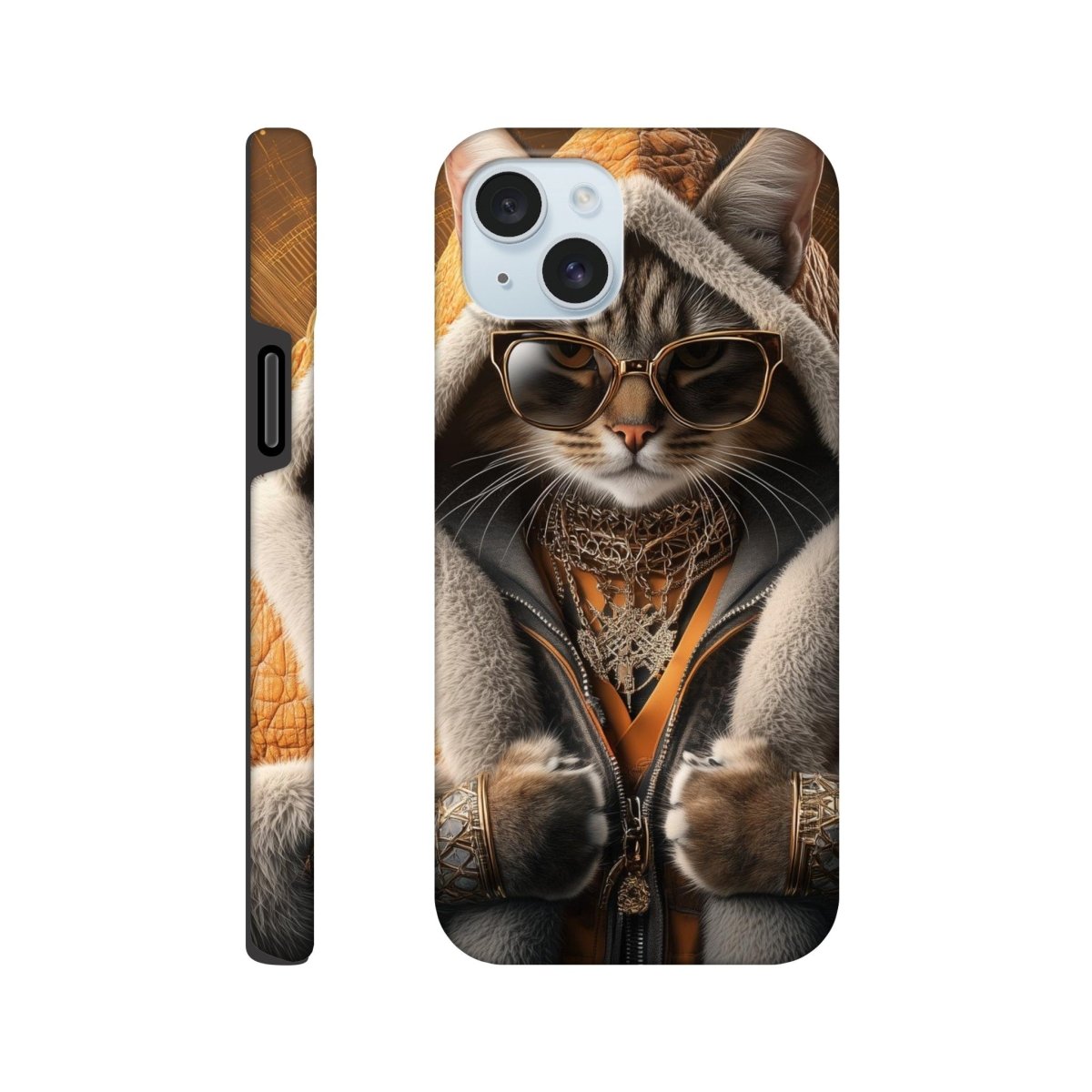 Sophisticated Lynx Cat 'Kingpin' iPhone Tough Case - ROMAG Store