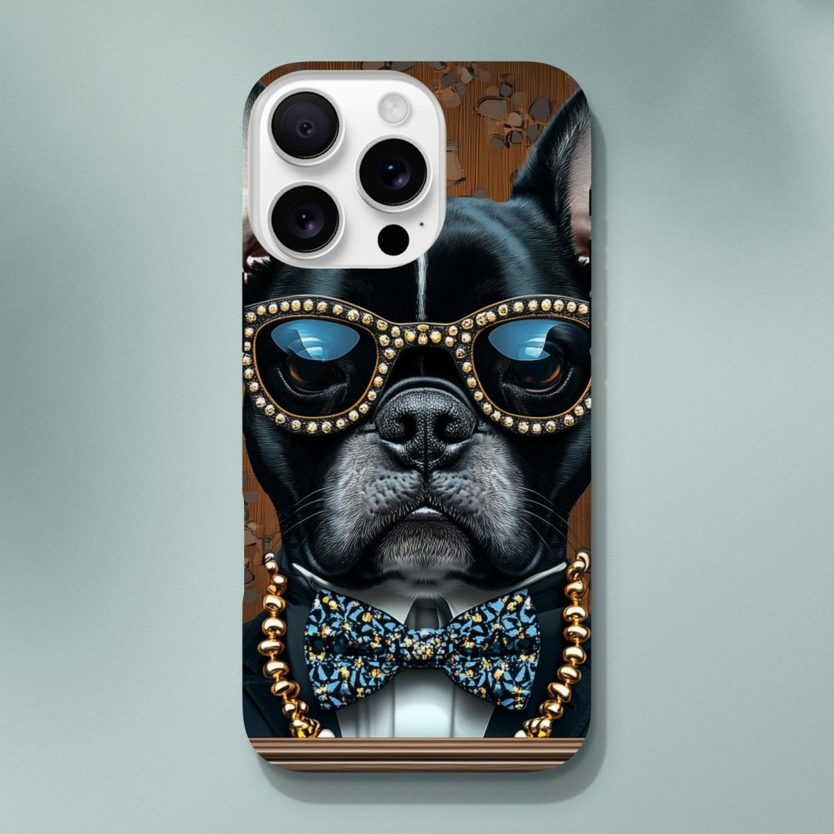 Dapper French Bulldog iPhone Tough Case - ROMAG Store