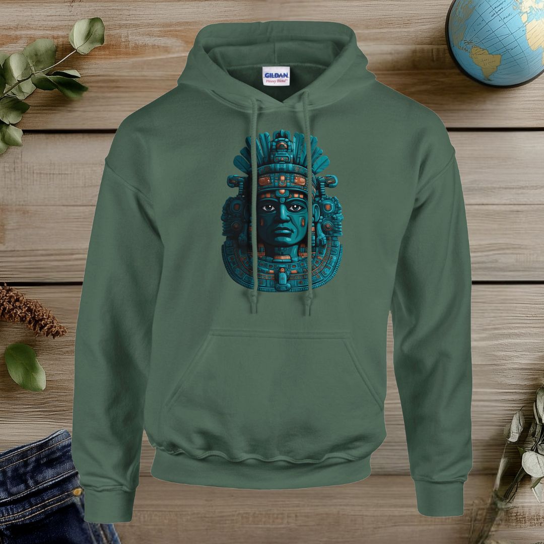 Cultures from around the world Hoodie: Aztec