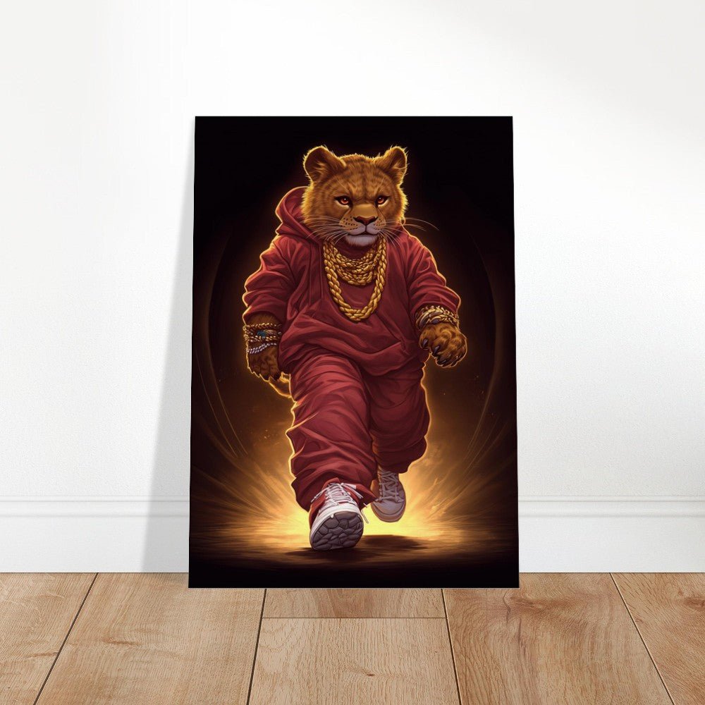 Lion Cub in Hoodie Canvas - ROMAG Store