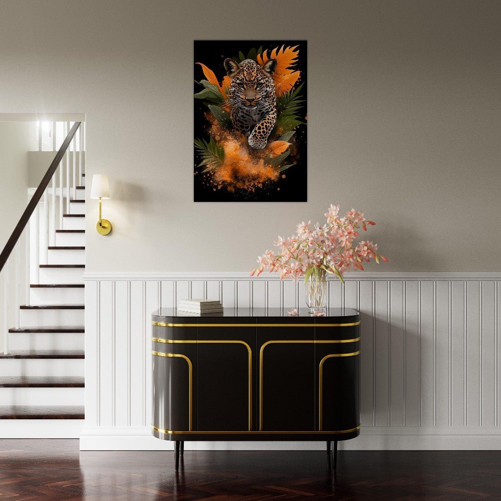 Leopard Jungle Canvas Art - ROMAG Store