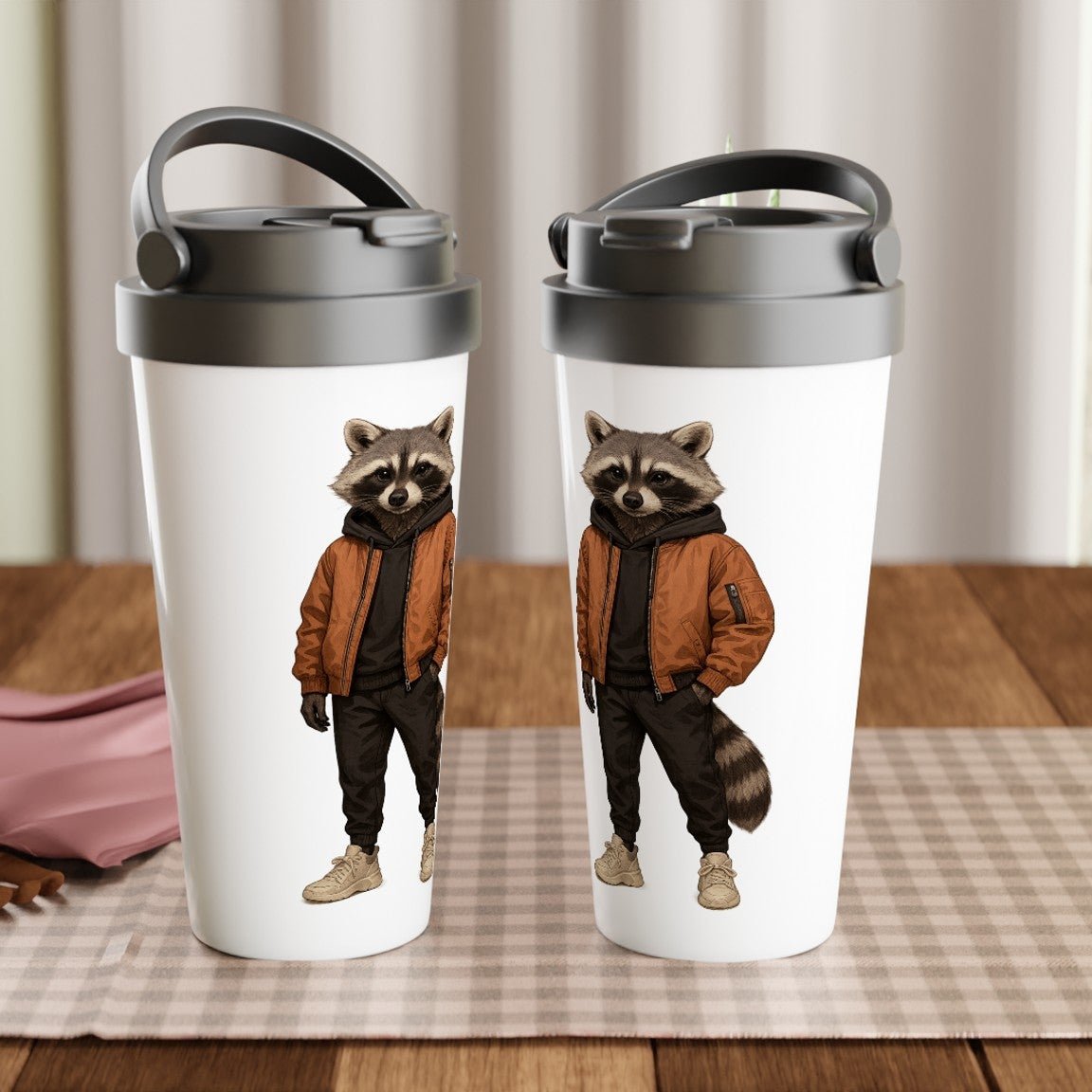 Street - Smart Raccoon Travel Mug - ROMAG Store