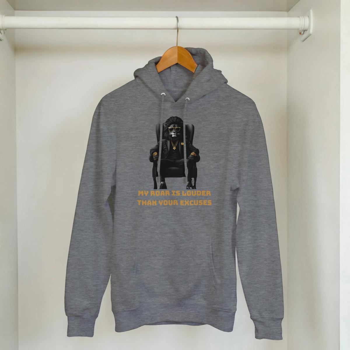 Alpha Lion King 'My Roar is Louder' Hoodie - ROMAG Store