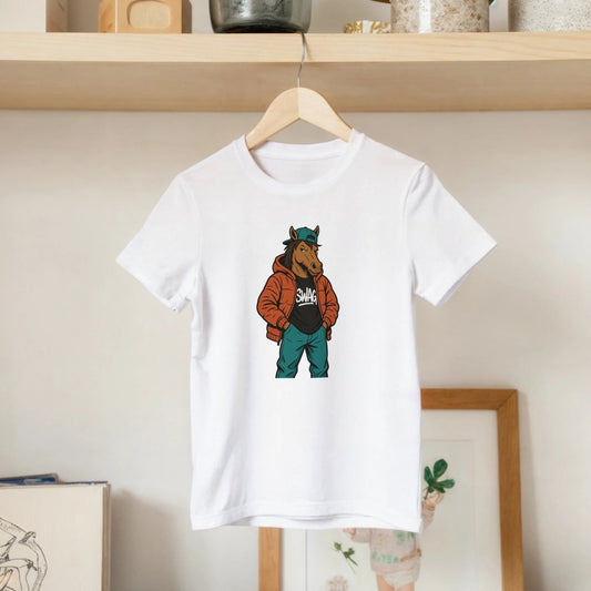 Cool Horse Swag Kids T-shirt - ROMAG Store