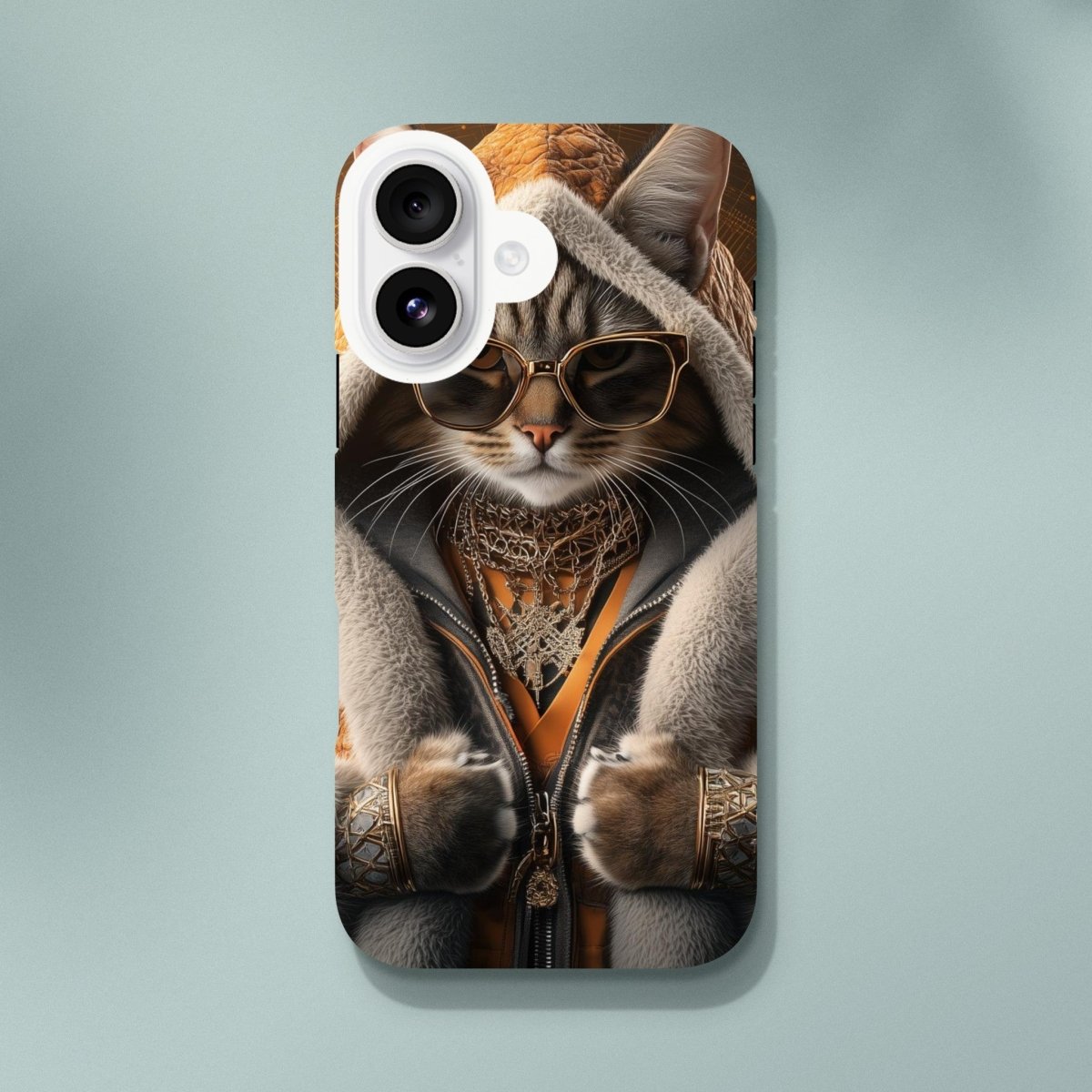 Sophisticated Lynx Cat 'Kingpin' iPhone Tough Case - ROMAG Store