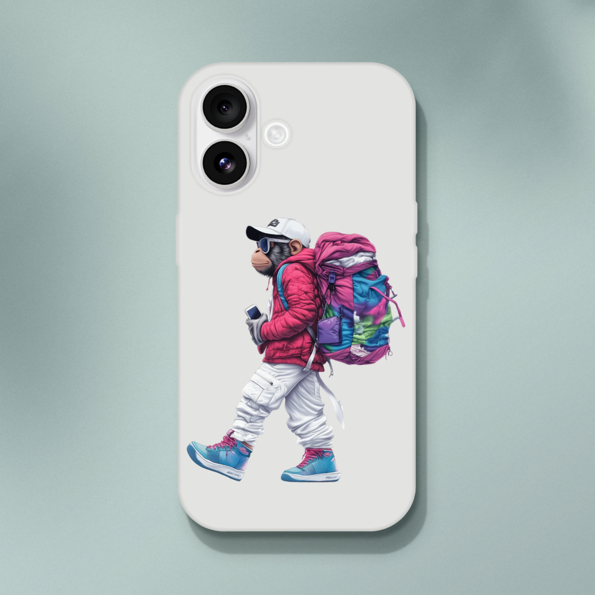 Urban Explorer Monkey iPhone Flexi Case - ROMAG Store