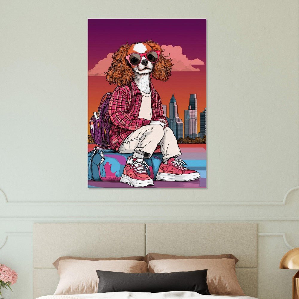 Chic Cavalier Traveler Canvas Art - ROMAG Store