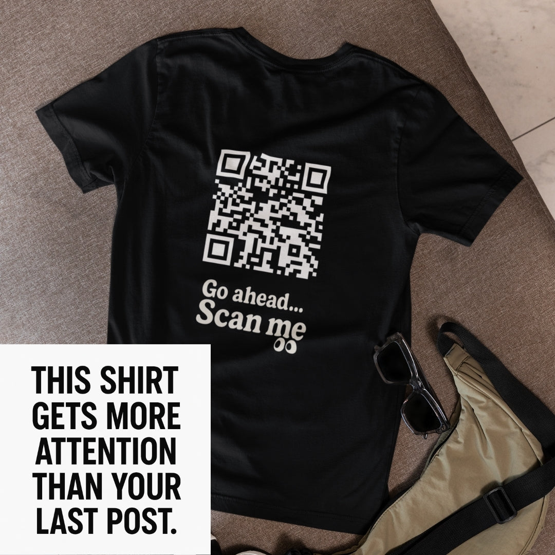 More attention QR T-shirt - ROMAG Store