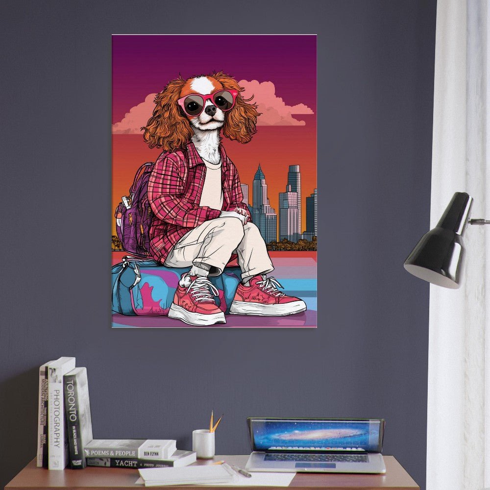 Chic Cavalier Traveler Canvas Art - ROMAG Store
