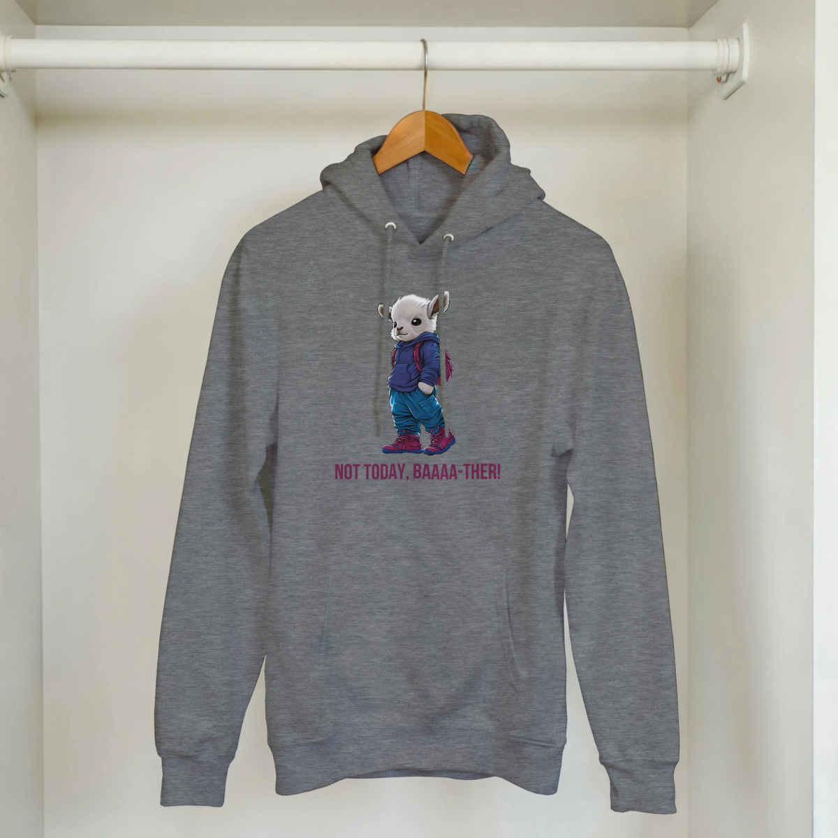 Street - Style Lamb Hoodie - ROMAG Store