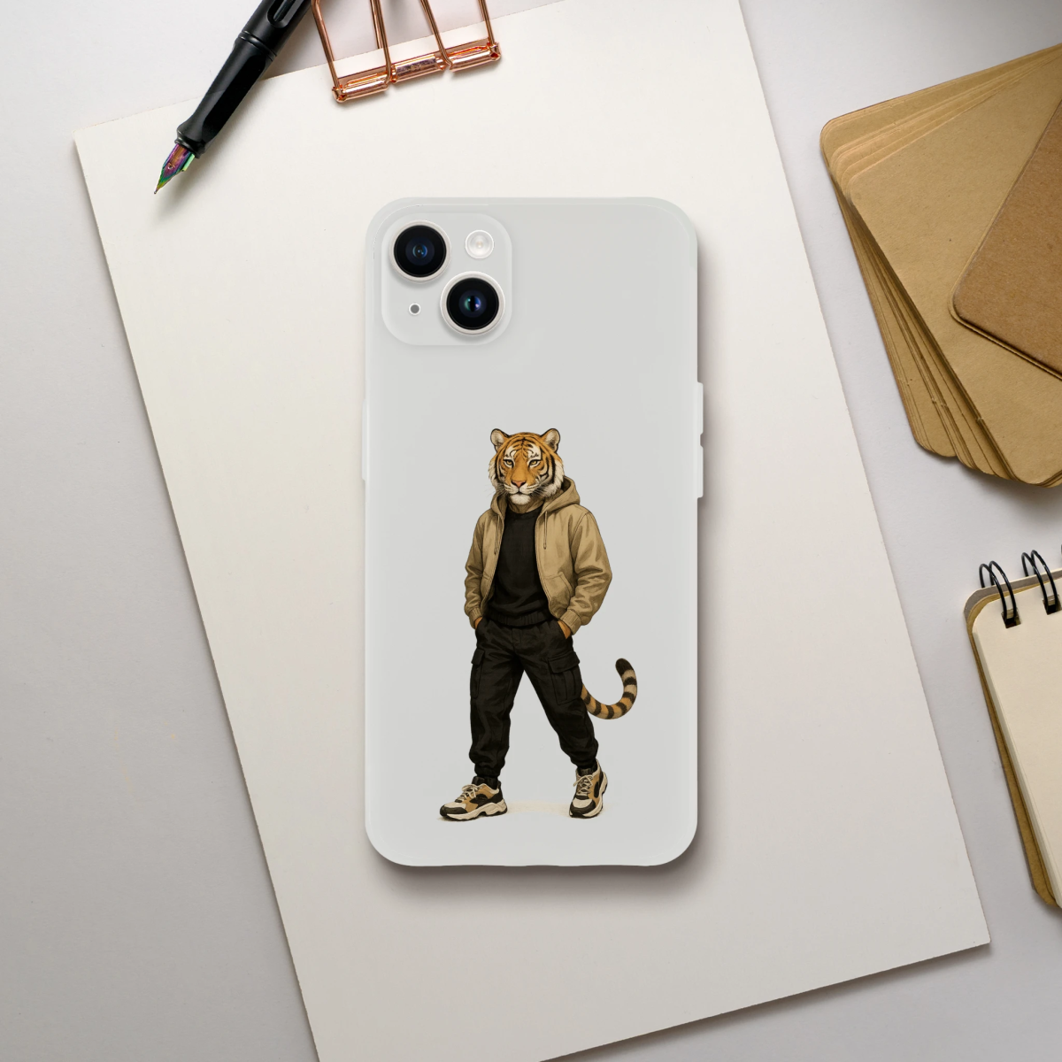 Cool Tiger Streetwear iPhone Flexi Case - ROMAG Store