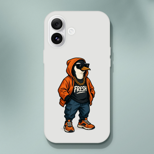 Fresh Penguin Streetwear iPhone Flexi Case - ROMAG Store
